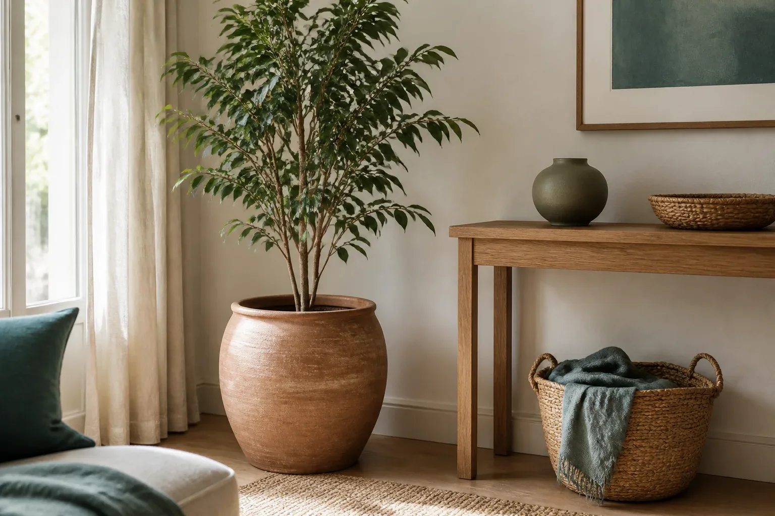 Comment harmoniser une plante artificielle avec son cache-pot ?