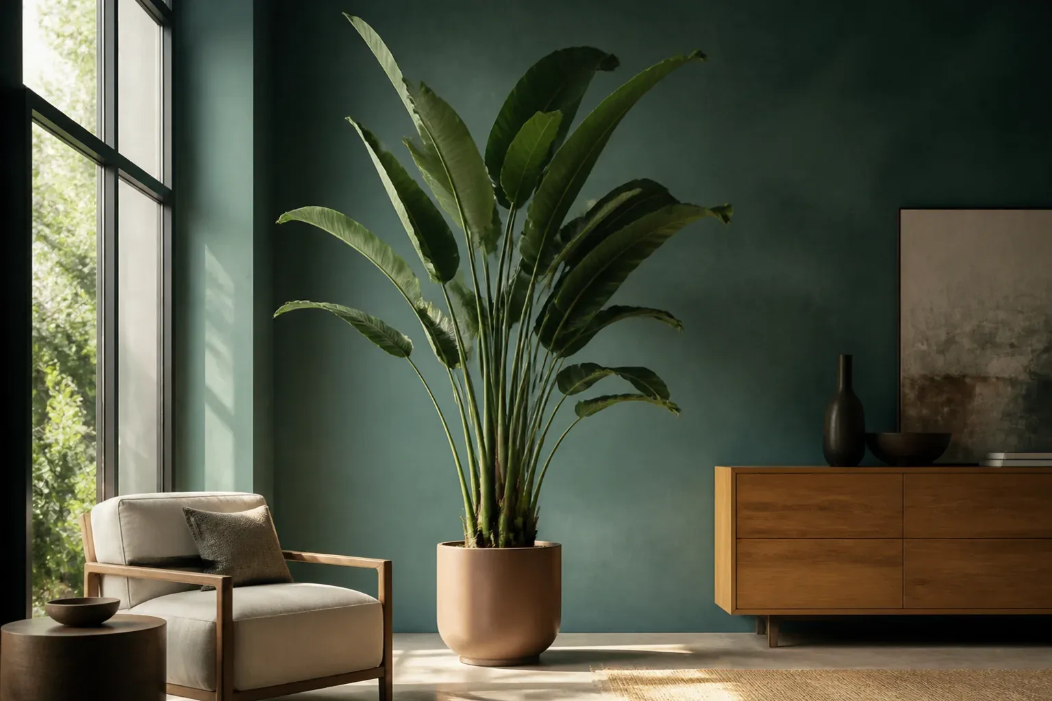Choisir une grande plante artificielle adaptée à votre espace