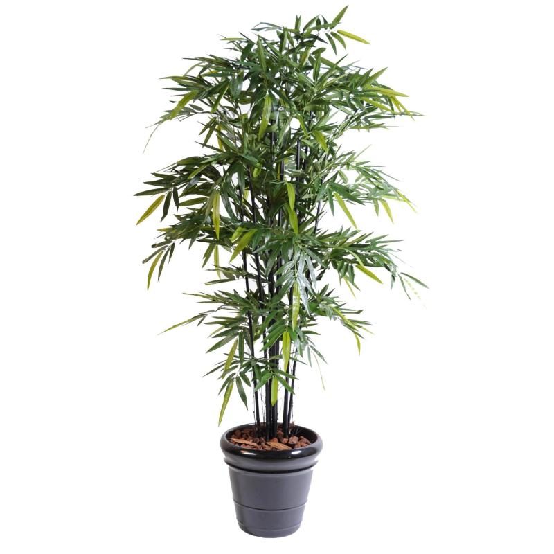 Bambou artificiel black natural hyper réaliste